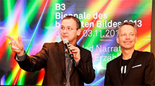 Moderator Knut Elstermann und Prof. Bernd Kracke